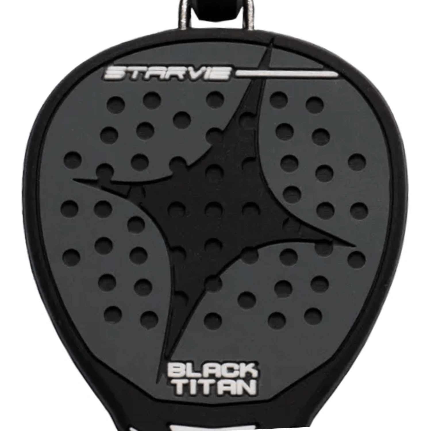 Starvie Padel Racket Keyring, Black Titan, , large image number null